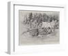 To Klondyke and Back, Basket-Making at an Indian Encampment on the Yukon-Charles Edwin Fripp-Framed Giclee Print