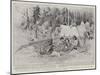 To Klondyke and Back, Basket-Making at an Indian Encampment on the Yukon-Charles Edwin Fripp-Mounted Giclee Print