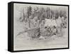 To Klondyke and Back, Basket-Making at an Indian Encampment on the Yukon-Charles Edwin Fripp-Framed Stretched Canvas