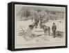 To Klondyke by the All-Canadian Route, a Block on the Stikine River-Charles Edwin Fripp-Framed Stretched Canvas