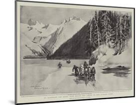 To Klondyke for Gold, View Below the Canon on the Stikine River-Charles Edwin Fripp-Mounted Giclee Print