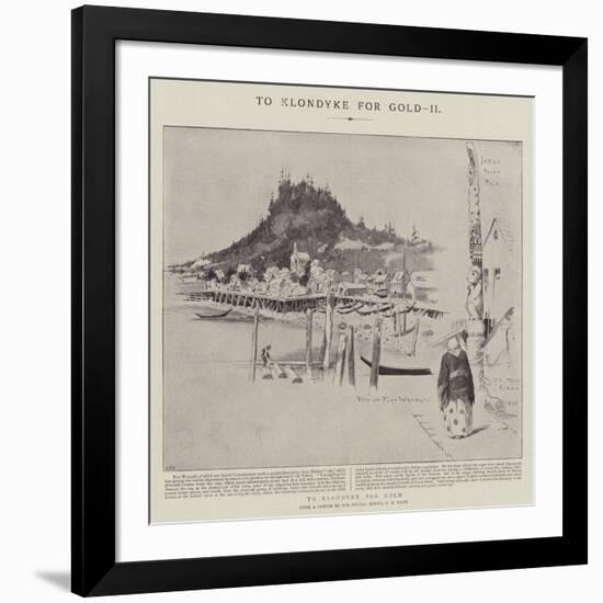 To Klondyke for Gold-Charles Edwin Fripp-Framed Giclee Print