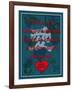 To Love Is to Admire with the Heart-Cathy Cute-Framed Giclee Print