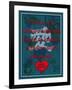 To Love Is to Admire with the Heart-Cathy Cute-Framed Giclee Print