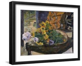 To Make a Bouquet; Pour Faire Un Bouquet-Paul Gauguin-Framed Giclee Print