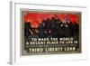 To Make the World a Decent Place to Live in Third Liberty Loan Poster-Herbert Paus-Framed Giclee Print