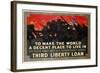 To Make the World a Decent Place to Live in Third Liberty Loan Poster-Herbert Paus-Framed Giclee Print