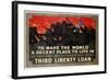 To Make the World a Decent Place to Live in Third Liberty Loan Poster-Herbert Paus-Framed Giclee Print