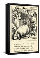 To Market, to Market to Buy a Fat Pig-T. Dalziel-Framed Stretched Canvas