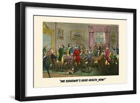 To Mr. Ridgeway's Good Heath-Henry Thomas Alken-Framed Art Print