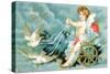 To My Sweetheart Victorian Valentine-David Pollack-Stretched Canvas