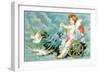 To My Sweetheart Victorian Valentine-David Pollack-Framed Giclee Print