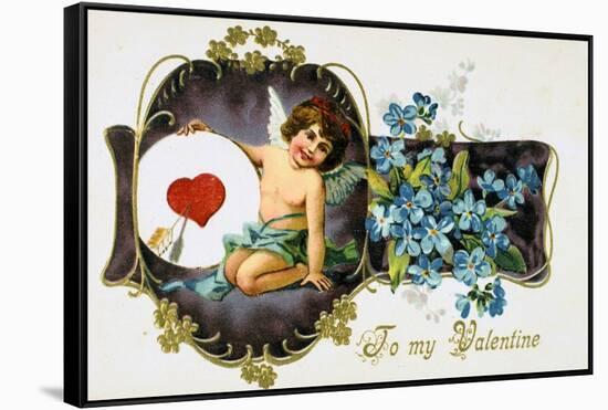 To My Valentine, American Valetine Card, 1907-null-Framed Stretched Canvas