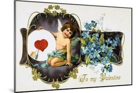 To My Valentine, American Valetine Card, 1907-null-Mounted Giclee Print