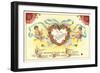 To My Valentine, Cupid Mailmen-null-Framed Art Print