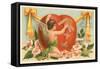 To My Valentine, Cupid Repairing Heart-null-Framed Stretched Canvas