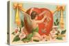 To My Valentine, Cupid Repairing Heart-null-Stretched Canvas