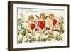 To My Valentine Victorian Valentine-David Pollack-Framed Giclee Print