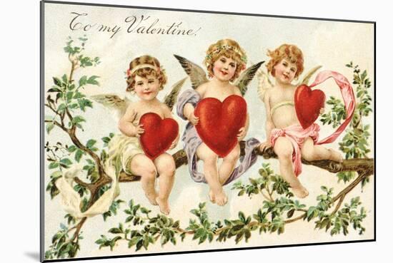 To My Valentine Victorian Valentine-David Pollack-Mounted Giclee Print