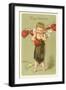 To My Valentine, Vintage Cupid-null-Framed Art Print