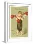 To My Valentine, Vintage Cupid-null-Framed Art Print