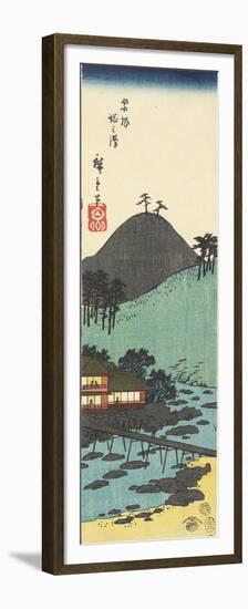 To Nosawa Village in Hakone, February 1854-Utagawa Hiroshige-Framed Premium Giclee Print