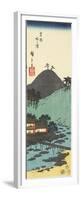 To Nosawa Village in Hakone, February 1854-Utagawa Hiroshige-Framed Premium Giclee Print