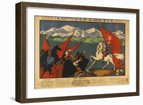 To Peoples of the Caucasus-Dmitri Stachievich Moor-Framed Giclee Print