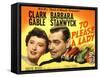 To Please a Lady, Barbara Stanwyck, Clark Gable, 1950-null-Framed Stretched Canvas