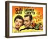To Please a Lady, Barbara Stanwyck, Clark Gable, 1950-null-Framed Photo