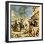 To Protect Themselves from the Defenders, the Spaniards Destroyed the Buildings as They Took Them-Alberto Salinas-Framed Giclee Print