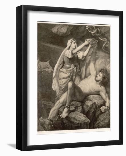 To Punish Loki the Aesir-M.e. Winge-Framed Photographic Print