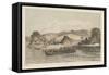 To-Ri-Ga-Sa-Ki, Yedo Bay, 1855-Wilhelm Joseph Heine-Framed Stretched Canvas