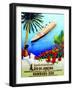 To Rio De Janeiro', Poster Advertising the Hamburg Southern Line, 1929-null-Framed Giclee Print