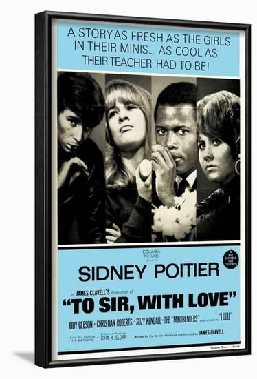To Sir With Love, Australian Movie Poster, 1967-null-Framed Art Print