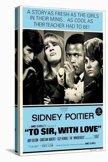 To Sir With Love, Australian Movie Poster, 1967-null-Stretched Canvas