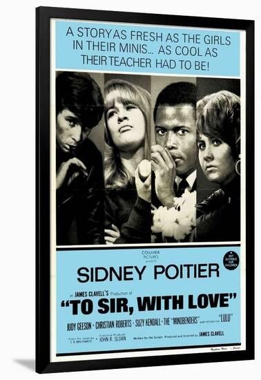 To Sir With Love, Australian Movie Poster, 1967-null-Framed Art Print