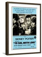 To Sir With Love, Australian Movie Poster, 1967-null-Framed Art Print