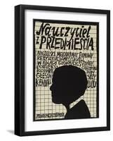 To Sir With Love, Polish Movie Poster, 1967-null-Framed Art Print