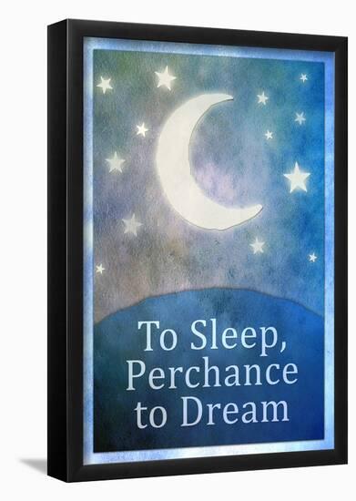 To Sleep Perchance To Dream Art Poster Print-null-Framed Poster