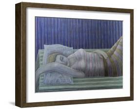 To Sleep, Perchance to Dream (Stripes), 2014-Ruth Addinall-Framed Giclee Print