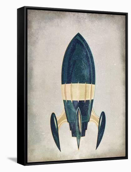 To Space 1-Kimberly Allen-Framed Stretched Canvas