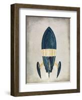 To Space 1-Kimberly Allen-Framed Art Print