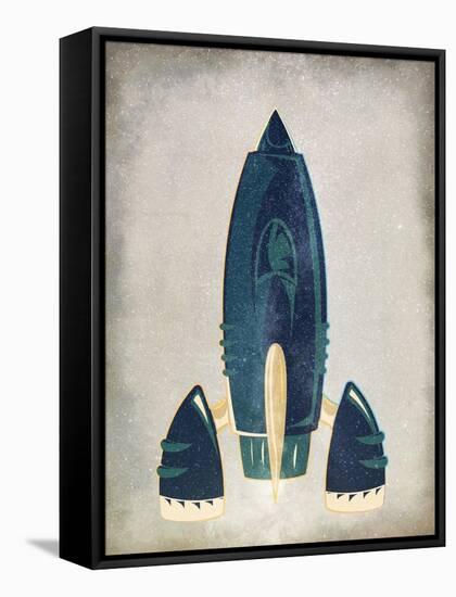 To Space 2-Kimberly Allen-Framed Stretched Canvas