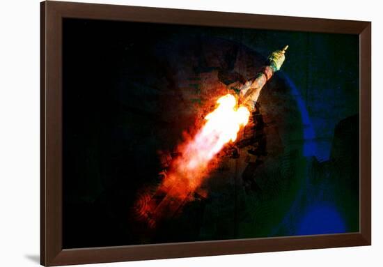 To Space-null-Framed Poster