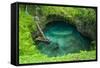 To Sua Ocean Trench in Upolu, Samoa, South Pacific, Pacific-Michael Runkel-Framed Stretched Canvas