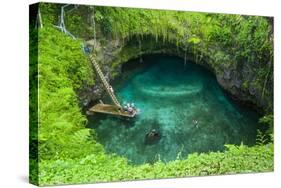 To Sua Ocean Trench in Upolu, Samoa, South Pacific, Pacific-Michael Runkel-Stretched Canvas