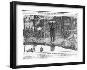 To Sufferers from Nervous Depression, 1869-null-Framed Giclee Print