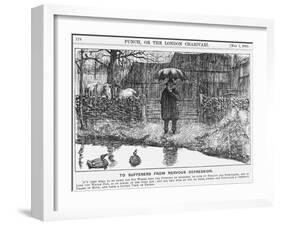 To Sufferers from Nervous Depression, 1869-null-Framed Giclee Print