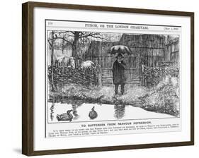 To Sufferers from Nervous Depression, 1869-null-Framed Giclee Print